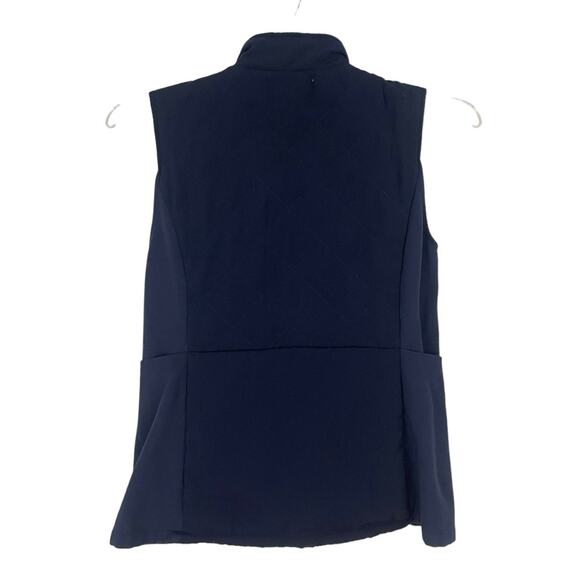 The Impeccable Pig Navy Blue Zip Up Puffer Vest - Picture 5 of 8